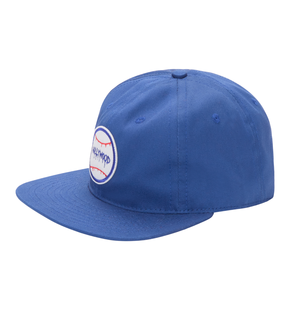 Blue Cotton Hollywood Hat